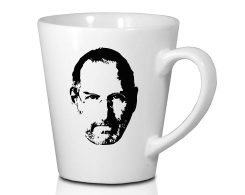 Steve Jobs Hrnek Latte 325ml - Bílá