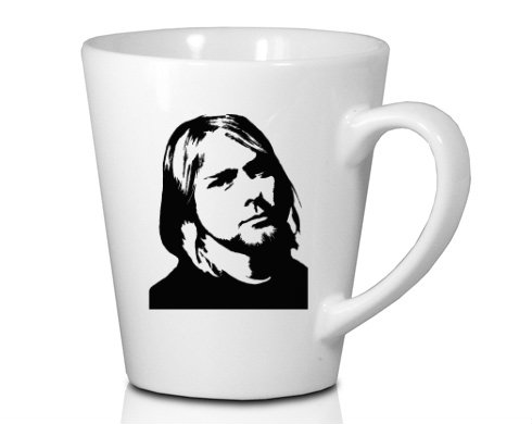 Kurt Cobain Hrnek Latte 325ml - Bílá