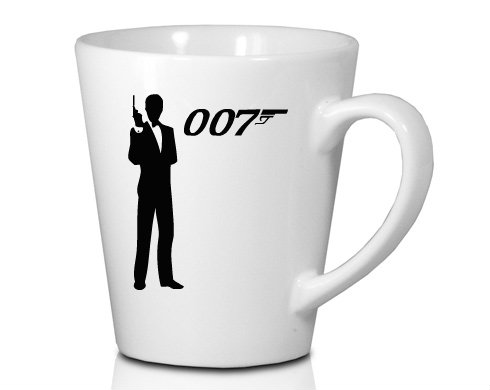 James Bond Hrnek Latte 325ml - Bílá