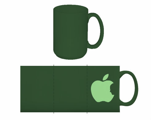 Apple Jobs Hrnek MAX - Bílá