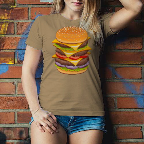 Hamburger Dámské tričko Classic - Bílá