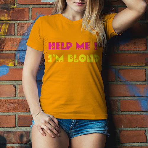 Help me! I`m Blond Dámské tričko Classic - Bílá