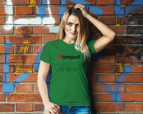 Štamgast Dámské tričko Classic - Bílá