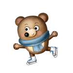 Medvěd na bruslích