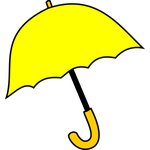Žlutý děštník
