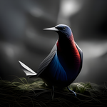 Barevný pták v černobílém světě 