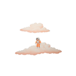 Astronaut na obláčku 