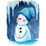 ’Sněhulák s zavřenýma očima’