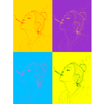 Pop art smoke