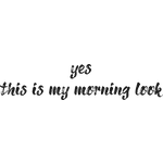 Ano takto po ránu vypadám