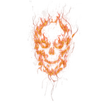 BTS Fire Skull