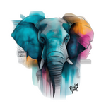 Slon – moderní ilustrace (Rózin 