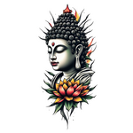 Duchovný pokoj: Buddha & Lotos