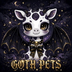 Žirafa s křídly - Goth Pets / go