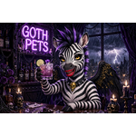  Zebra -Goth pet