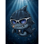 Žralok goth kawaii