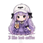 Holčička pastel goth 