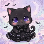 Kočka halloween 