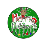 Vánoční motiv “merry Christmas”