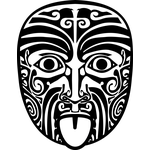 Maska maorského válečníka