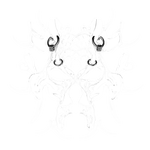 Maska kostěná - světlá