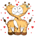 Zamilované žirafy