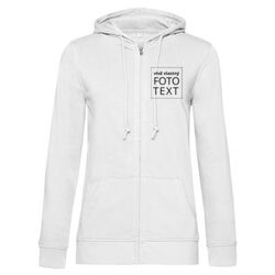 Dámska mikina s kapucňou na zips Organic Inspire