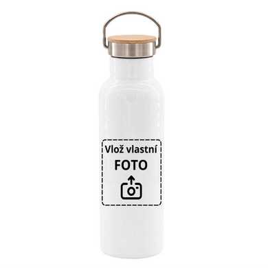 Termoska s bambusovým víčkem 750ml