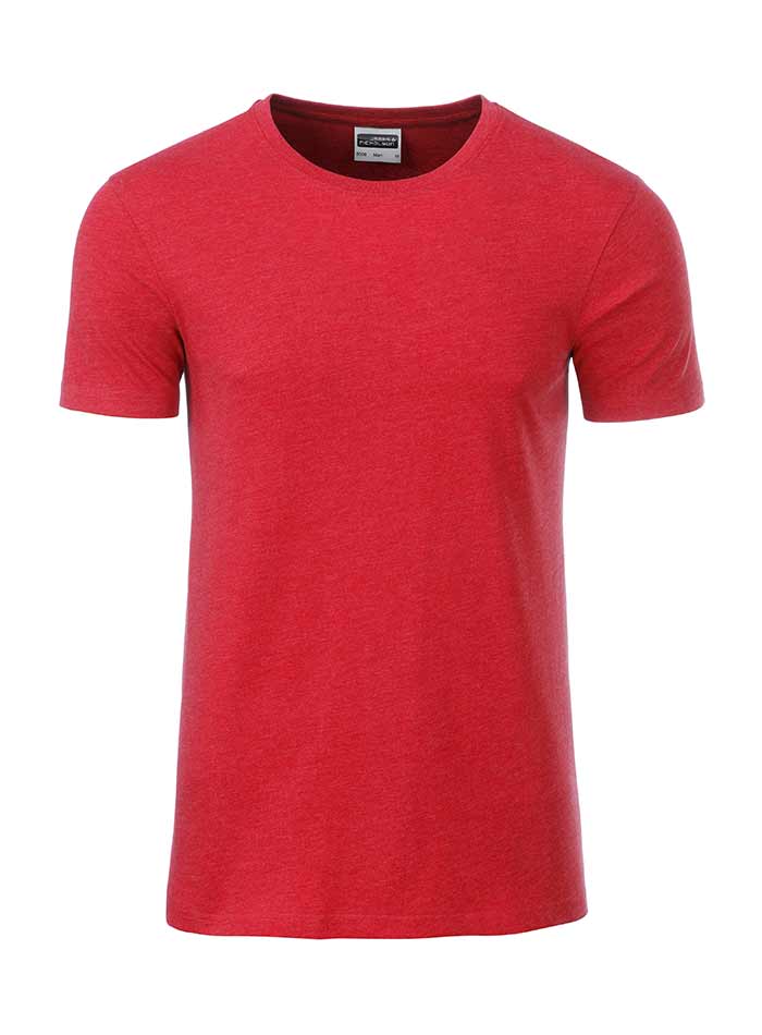Pánské tričko Organic JN - Červená XL