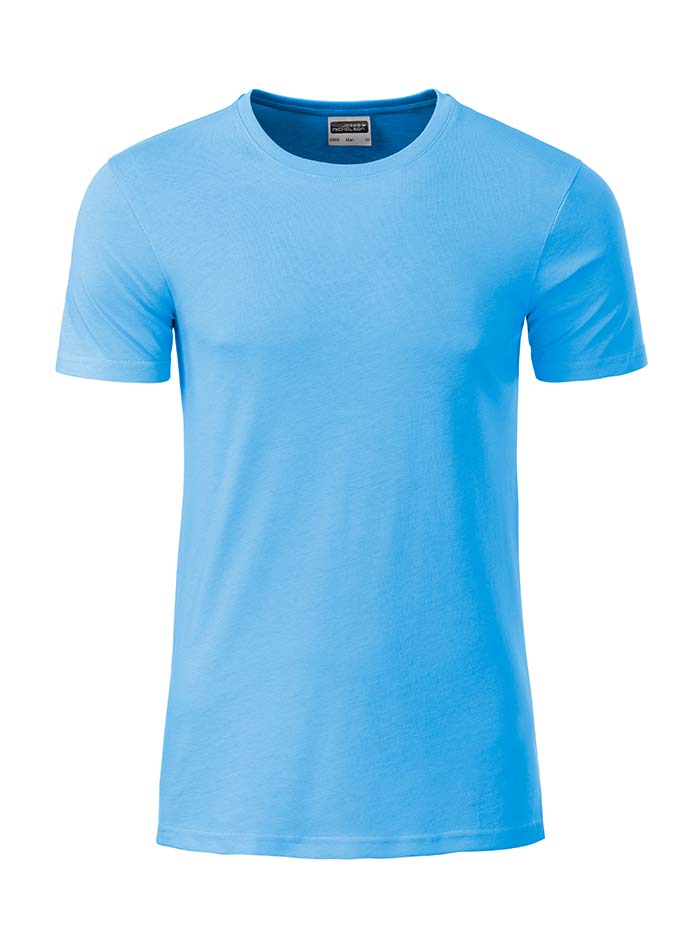 Pánské tričko Organic JN - Blankytně modrá M