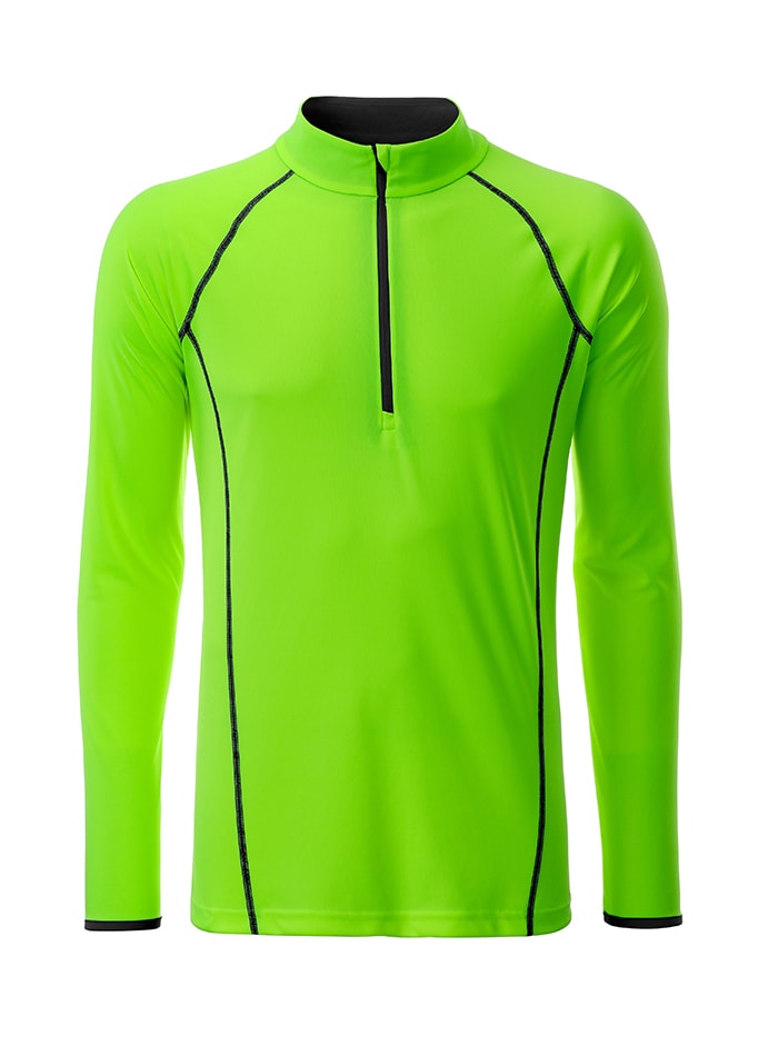 Pánské sportovní tričko JN - Neonová zelená L