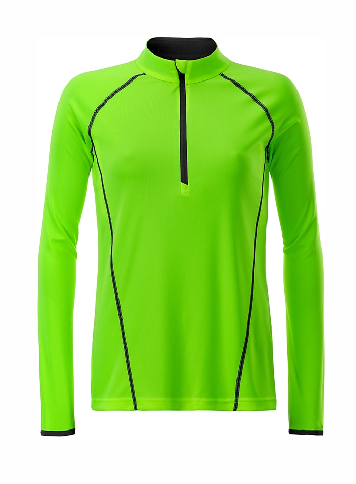 Dámské sportovní tričko JN - Neonová zelená S