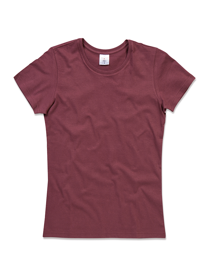 Bavlněné tričko Stedman - bordó XL