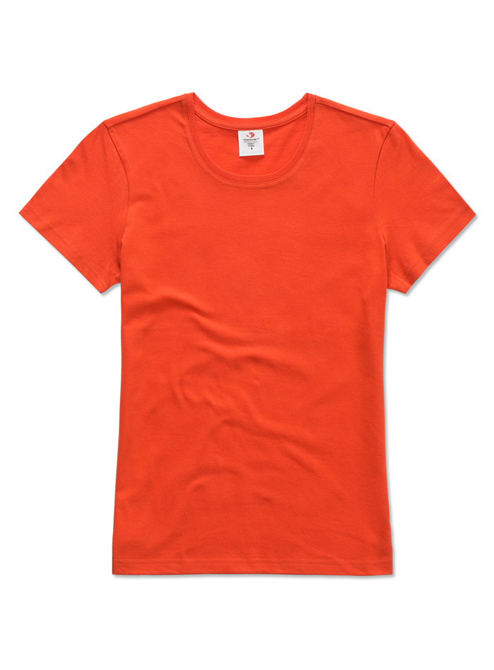 Bavlněné tričko Stedman - Oranžová S