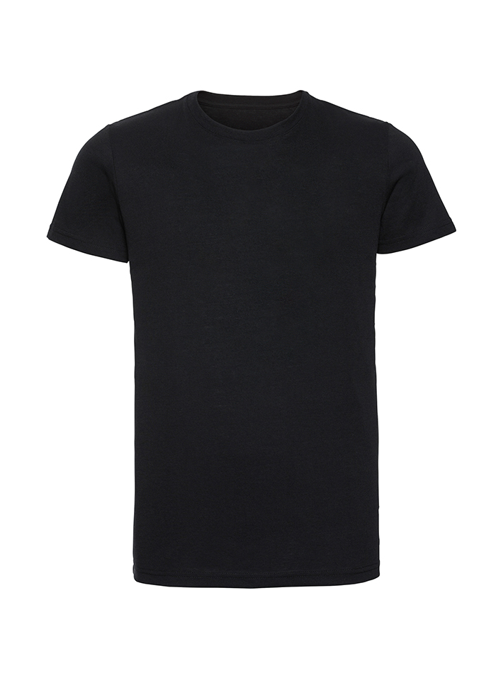 Pánské žíhané tričko - černá S
