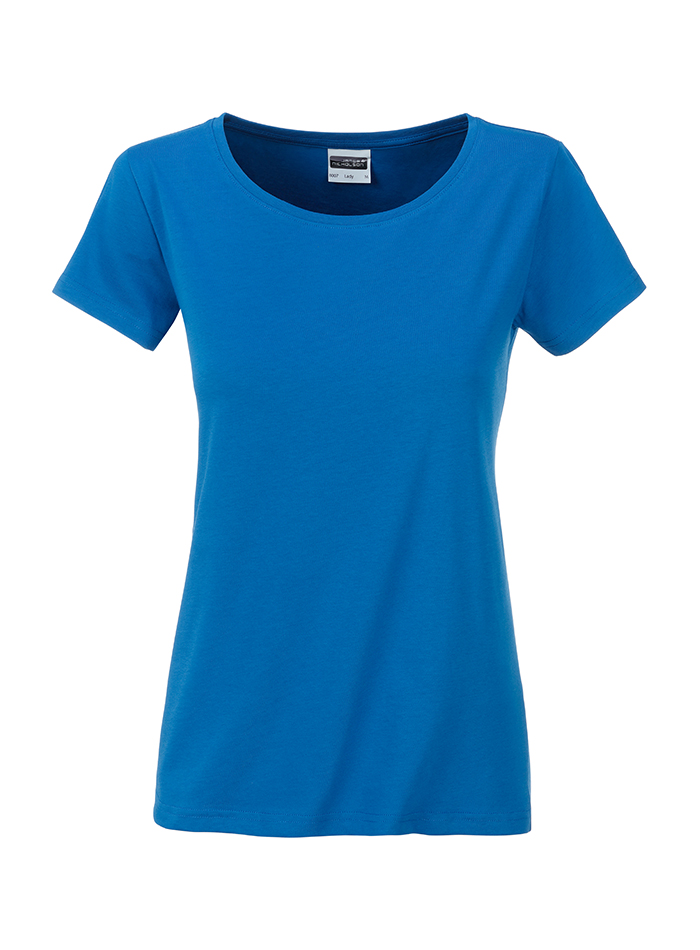 Dámské tričko Basic Organic - Kobaltově modrá L
