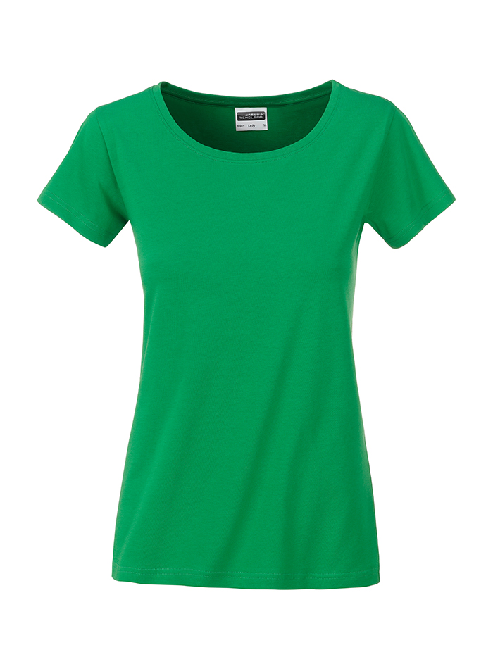 Dámské tričko Basic Organic - Zelená L