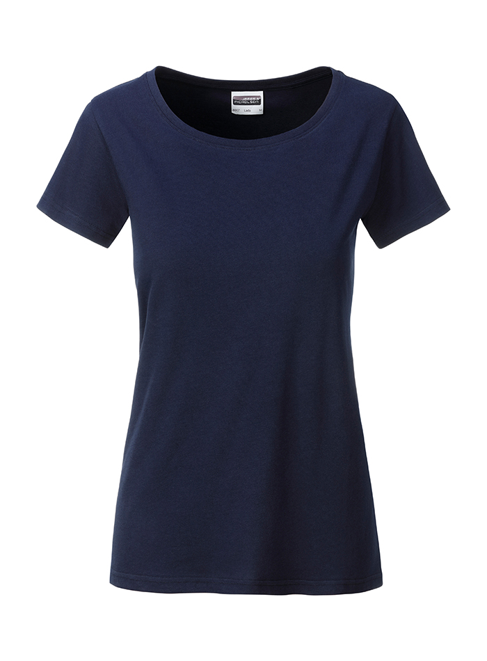 Dámské tričko Basic Organic - Námořní modrá S