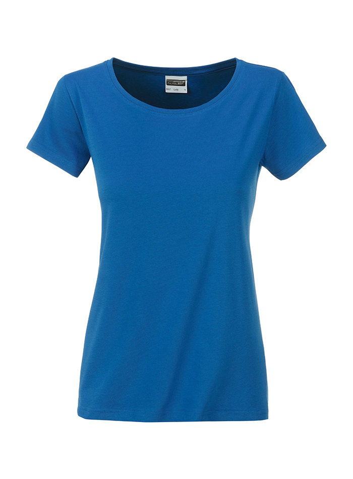 Dámské tričko Basic Organic - Královská modrá M