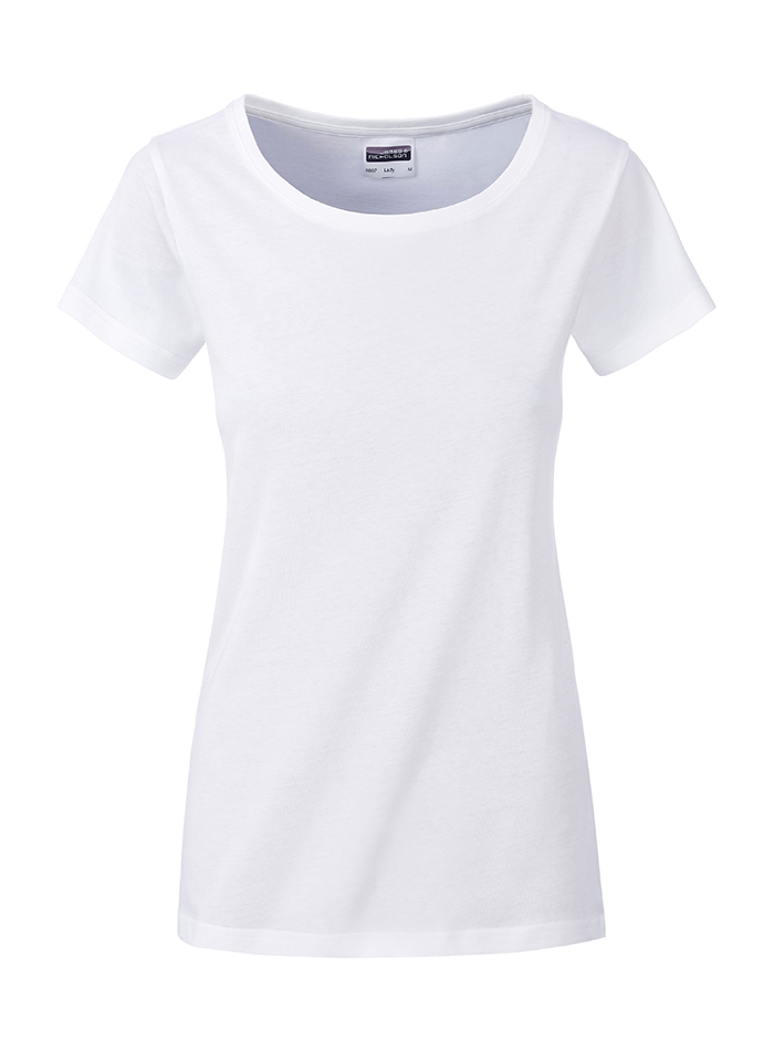 Dámské tričko Basic Organic - Bílá XL