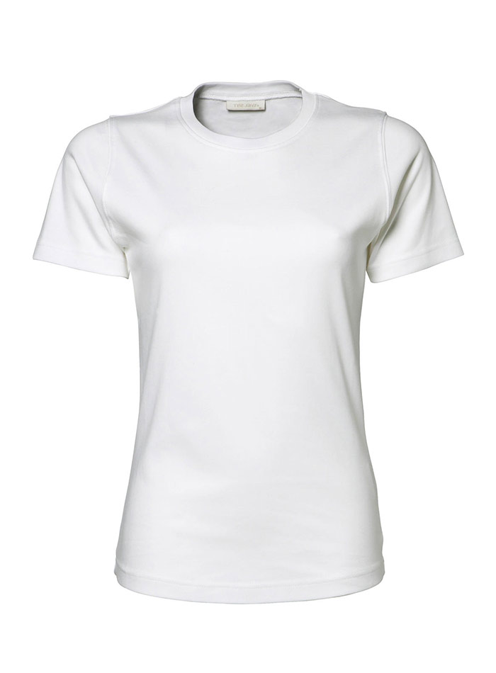 Silné bavlněné tričko Tee Jays Interlock - Bílá S