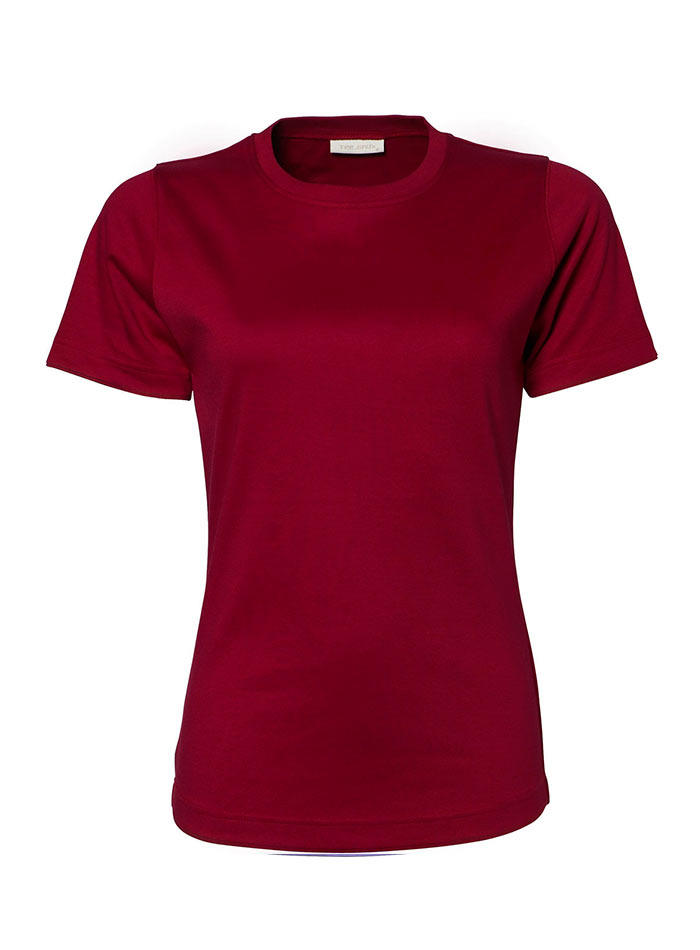 Silné bavlněné tričko Tee Jays Interlock - Červená XXL
