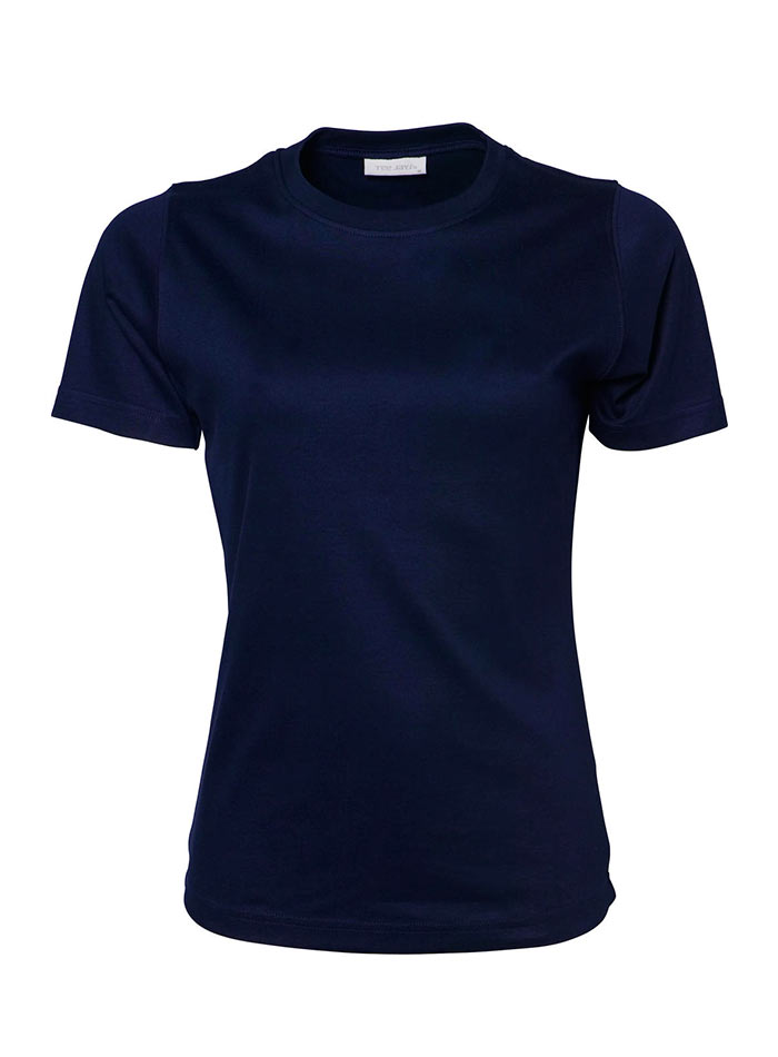 Silné bavlněné tričko Tee Jays Interlock - Námořní modrá 3XL