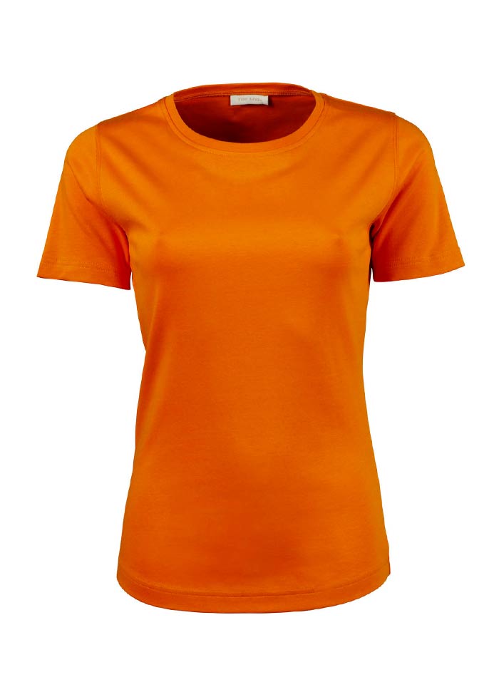 Silné bavlněné tričko Tee Jays Interlock - Oranžová S
