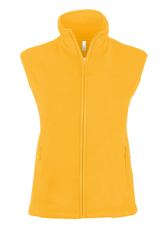 Fleecová vesta Melodie - Žlutá XL