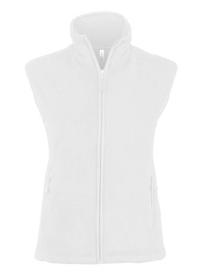 Fleecová vesta Melodie - Bílá XL