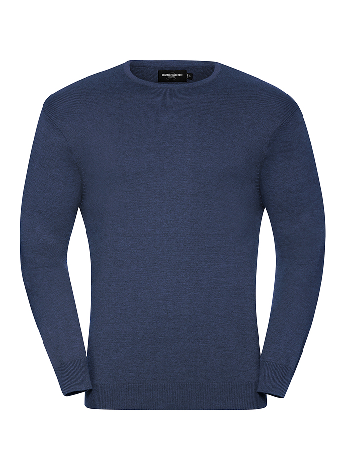 Pánský pletený svetr - Tmavě modrá 4XL