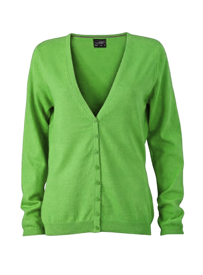 Dámský svetr Cardigan - Zelená XS
