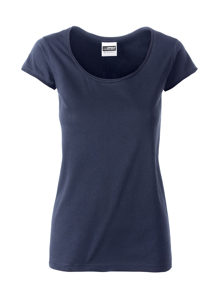Dámské tričko Organic - Námořní modrá L