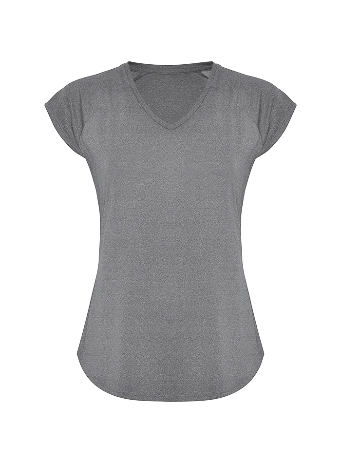 Dámské sportovní tričko Roly Avus - šedý melír XL